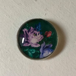 Vintage Resin Roses Magnet