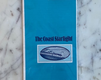 Sealed Vintage Amtrak Train Coast Starlight Brochure -Never Used