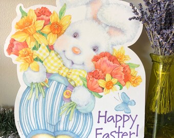 Decoración de Pascua con sello vintage.