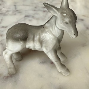 Vintage Bone China Esel Figur