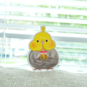 Nymphensittich Gepäck Aufkleber, Deko Aufkleber, Kindle Aufkleber, Vogel Liebhaber Geschenk, Geschenk für sie, Beste Freundin, ein Stück Aufkleber, Anime Becher Aufkleber