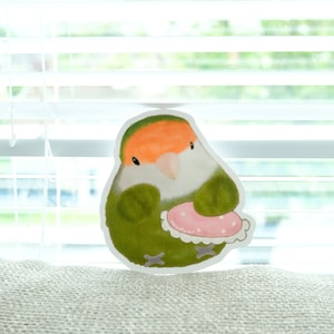Love Bird Gepäck Aufkleber, Kindle Aufkleber, Vogel Liebhaber Geschenk, Love Birding, Liebesvogel, Geschenk für sie, Anime Aufkleber, ein Stück Aufkleber