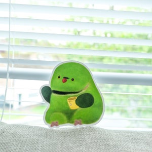Indianer Papagei Gepäck Aufkleber, Deko Aufkleber, Kindle Aufkleber, Vogel Liebhaber Geschenk, Geschenk für sie, Beste Freundin, ein Stück Aufkleber, Hals Ausschnitt