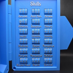 Ultimate DND Player’s Kit - Stats & Skills Tracker - Customize w\ Dice Tower bild 6