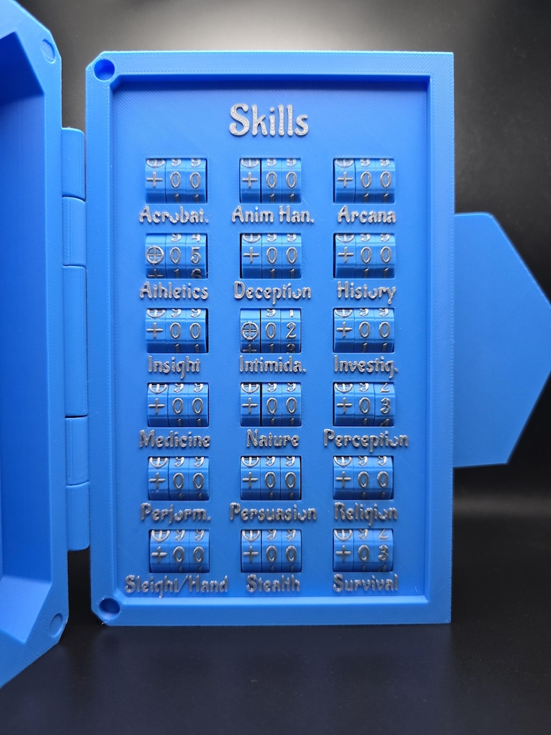 Ultimate DND Player’s Kit - Stats & Skills Tracker - Customize w\ Dice Tower bild 6