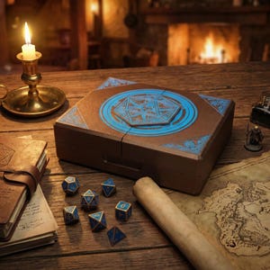 Ultimate DND Player’s Kit - Stats & Skills Tracker - Customize w\ Dice Tower bild 2
