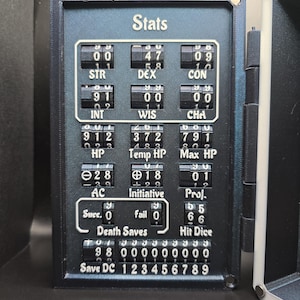 Ultimate DND Player’s Kit - Stats & Skills Tracker - Customize w\ Dice Tower bild 10