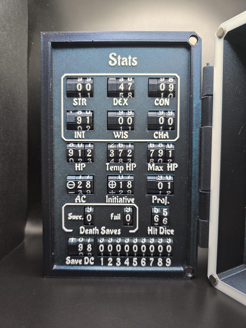 Ultimate DND Player’s Kit - Stats & Skills Tracker - Customize w\ Dice Tower bild 10