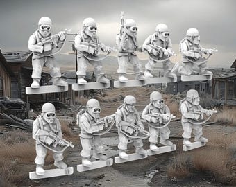 12 Quatermass 2 Infected Soldiers (Set of 10 + 2 Randoms) - 28mm- BigMrTong