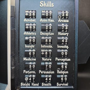 Ultimate DND Player’s Kit - Stats & Skills Tracker - Customize w\ Dice Tower bild 12