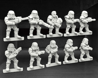 12 Old Hammer Stormtroopers – Proxies (28mm) & Legion (32mm) Scales Available- BigMrTong