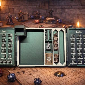 Ultimate DND Player’s Kit - Stats & Skills Tracker - Customize w\ Dice Tower bild 7
