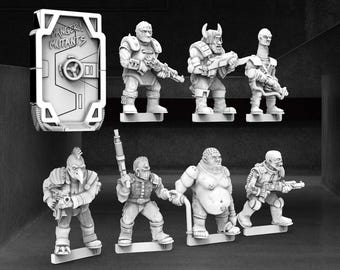 10 Mutants - Set 1 (Set of 10 + 2 Randoms) - 28mm- BigMrTong
