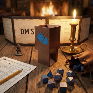 Ultimate DND Player’s Kit - Stats & Skills Tracker - Customize w\ Dice Tower bild 16