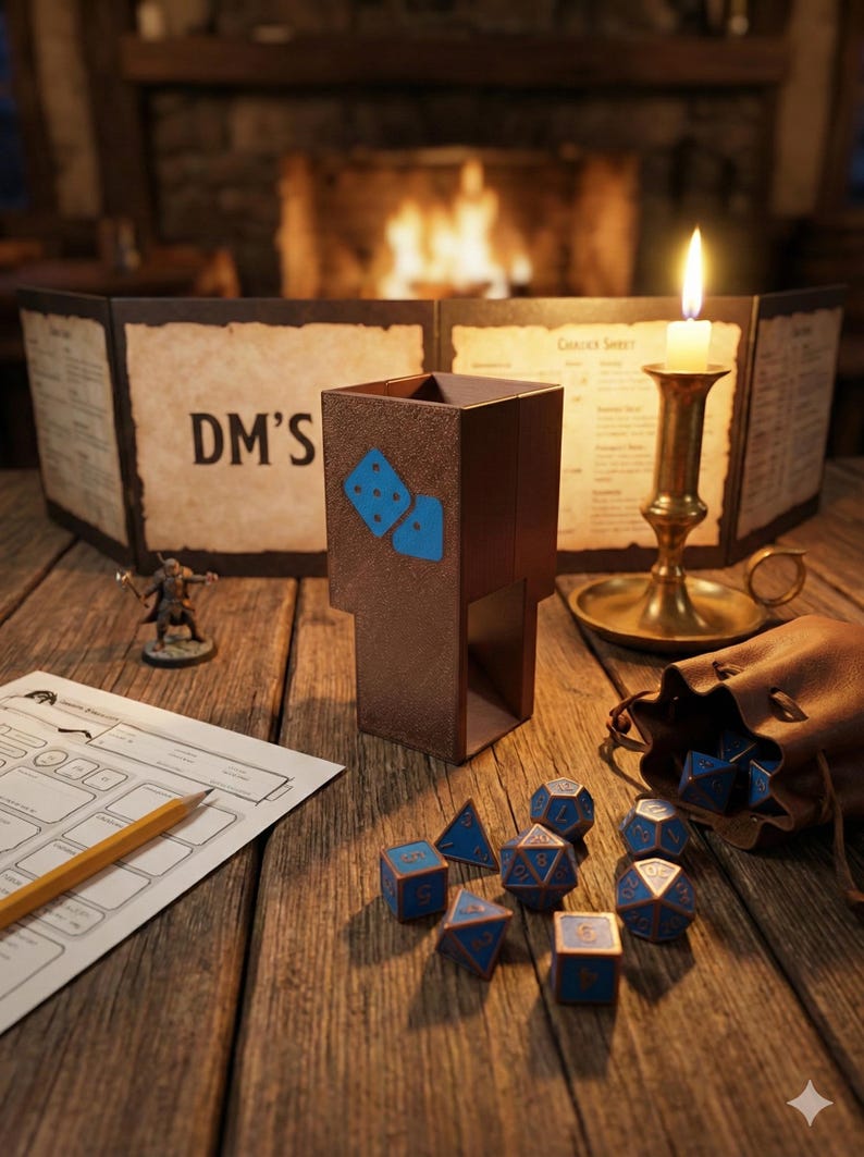 Ultimate DND Player’s Kit - Stats & Skills Tracker - Customize w\ Dice Tower bild 16