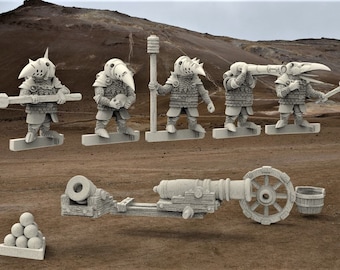 Natchdreck Sludge Artillery & Crew - 28mm- BigMrTong