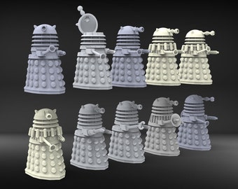 12 Daleks (Set 3) - 28mm- BigMrTong
