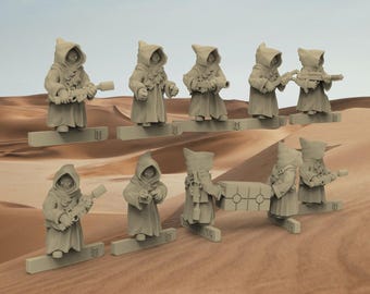 12 Jawas Standard (28mm) & Legion (32mm) Scales Available- BigMrTong