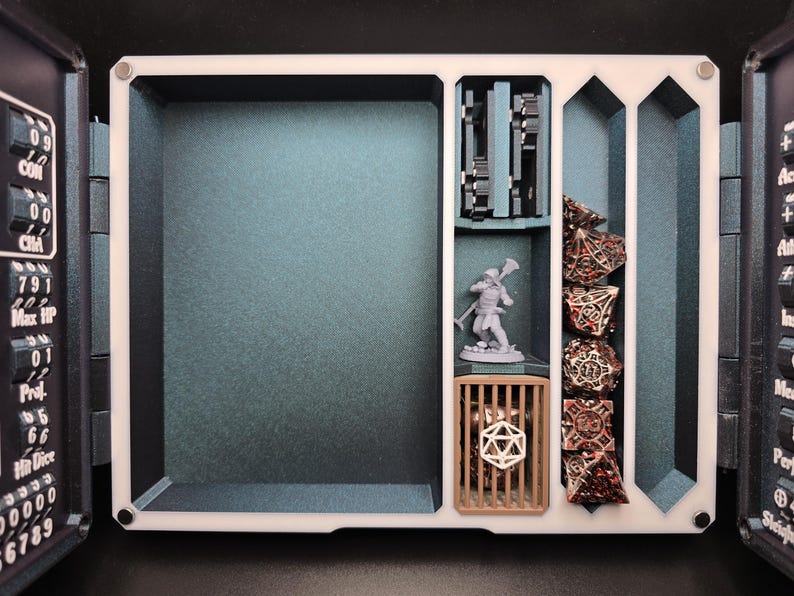 Ultimate DND Player’s Kit - Stats & Skills Tracker - Customize w\ Dice Tower bild 11