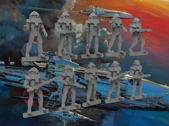 12 Starguard Robot Antagonists (Set 2) -Standard (28mm) - BigMrTong