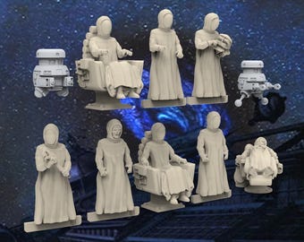 12 Black Hole Crew w/ V.I.N.CENT (Set of 10 + 2 Randoms) - 28mm- BigMrTong