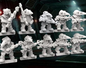 12 Vogal Space Scrappers (28mm) - BigMrTong