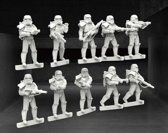 12 Desert Sandtroopers Standard (28mm) & Legion (32mm) Scales Available- BigMrTong