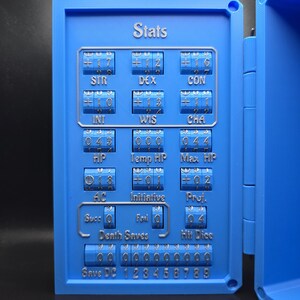 Ultimate DND Player’s Kit - Stats & Skills Tracker - Customize w\ Dice Tower bild 4