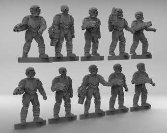 12 Strike Clones  (Set of 10 + 2 Randoms) - 28mm- BigMrTong