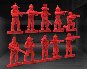 12 Heavy Weapon Shadow Troopers - Standard (28mm) - BigMrTong
