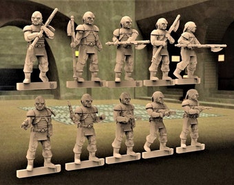 12 Weequay Gangster Guards (Set of 10 + 2 Randoms) - 28mm- BigMrTong
