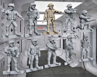 12 Rebel Fleet Troopers Standard (28mm) & Legion (32mm) Scales Available- BigMrTong