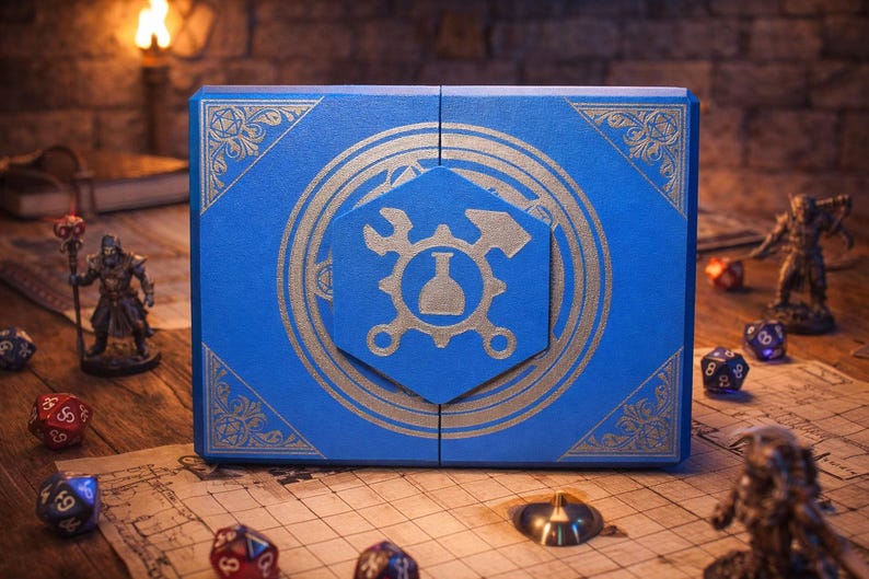 Ultimate DND Player’s Kit - Stats & Skills Tracker - Customize w\ Dice Tower bild 1