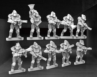 12 Space Elves - Primary Weapons  (Set of 10 + 2 Randoms) - 28mm- BigMrTong