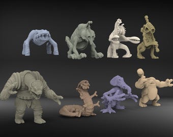 10 Dejarik Monsters – Proxies (28mm) & Legion (32mm) Scales Available- BigMrTong