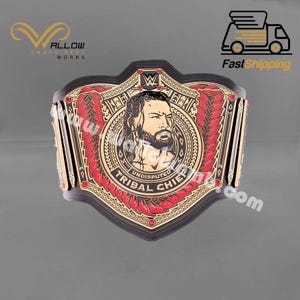 New “Roman Reigns ” Tribal Chief Wrestling Championship Replica Title Belt 2mm Brass