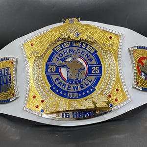 John Cena Farewell Tour 2025 Los Angelos Spinner Championship Wrestling Belt