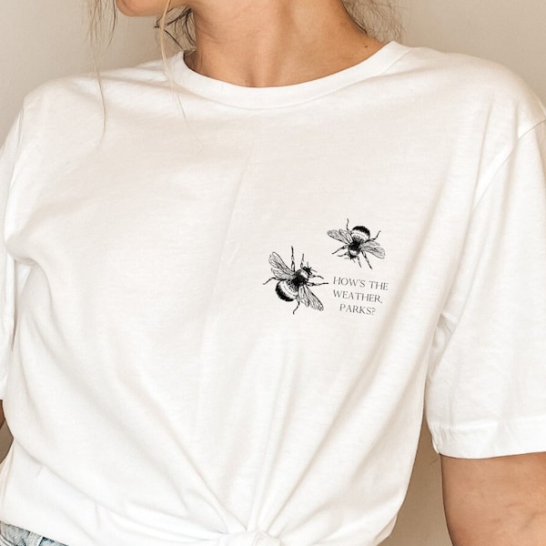 BJ's Bee Tattoo Tshirt | How's the weather, Parks? | Magnolia Parks Universe | Bee tattoo tshirt | 4 colours avaialble