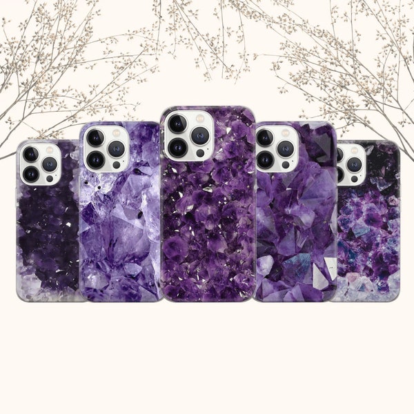 Healing crystals Phone Case crystals stones Cover for iPhone 14 13 12 Pro 11 XR 8 7, Samsung S23 S22 A73 A53 A13 A14 S9 S21 S20, Pixel 7 6A