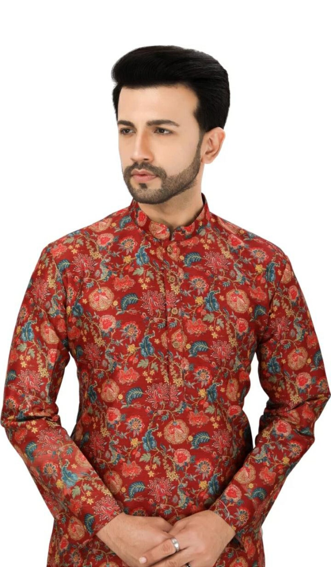 Men Kurta Pajama Set Traditional Kurta Party Wear Kurta Pajama Etsy