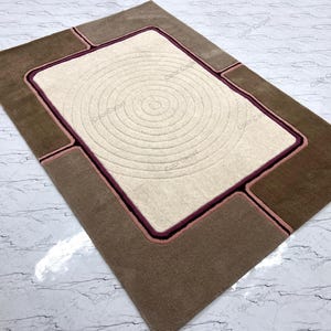 Multicolored Modern Hand Tufted Rug, Area Rug, Custom Carpet, Large Size Rugs, High Quality Carpet for bedroom, office and Home Decor.