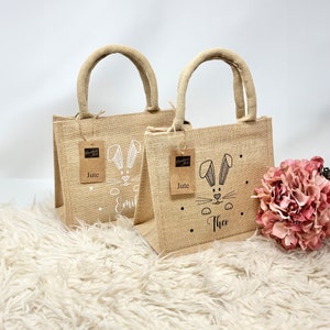 Wielkanoc, worek wielkanocny, kosz wielkanocny, worek jutowy Wielkanoc, koszyk wielkanocny personalizowany, worek wielkanocny jutowy, wielkanocny prezent dla dzieci