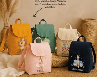 Zaino personalizzato per bambini, zaino con nome, zaino per l'asilo, zaino per l'asilo nido, regalo, personalizzato per l'asilo