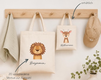 Stofftasche Kinder, Turnbeutel personalisiert, Personalisierte Baumwolltasche, Kindergarten, Turnbeutel Name, Kiga Beutel, Baumwolltasche