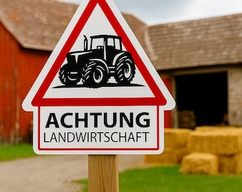 Vsafety 76027 Warnschild 'Vorsicht Vor Hunden' – Selbstklebend, 300x100 Mm, Rot