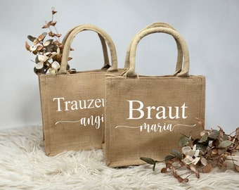 Personalisiertes Geschenk Braut, Bride to be, JGA, Geschenk Hochzeit, MRS ,Trauzeugin, Kollegin, Verlobung Geschenk, Brautjunger, Braut