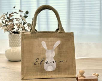 Easter, Easter bag, Easter basket, jute bag Easter, Easter basket personalized, Easter bag jute, Easter children's gift