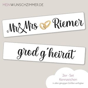Tablica rejestracyjna ślub różne rozmiary, znak samochodu, małżeństwo, ślub, wielkie małżeństwo, tablica rejestracyjna samochodu, ślub, pan i pani