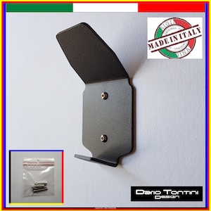 Wall coat hanger robust rack design 1 hook bronze/ Wall coat hanger 1 hook modern design bronze