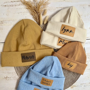 Hipster beanie for spring/autumn/winter baby child toddler partner look mom dad hat mom dad mini with name customizable gift